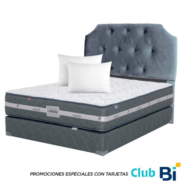 Combo: Colchón Active Rest Firme y Base + Cabecera — Therapedic Guatemala