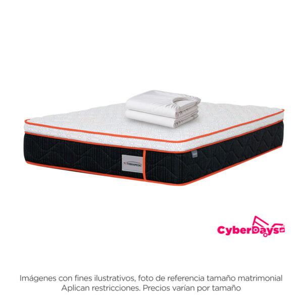 Cyberdays Combo: Colchón Sleep Fitness Comfort + Protector