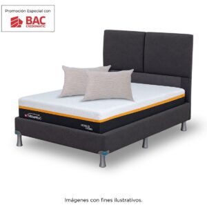 Combo: Colchón Go Sleep + Recámara Básica + Almohada + Funda Copper