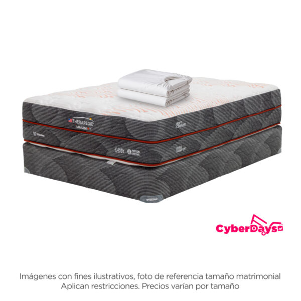 Cyberdays Combo: Colchón Immunity Dual + Protector